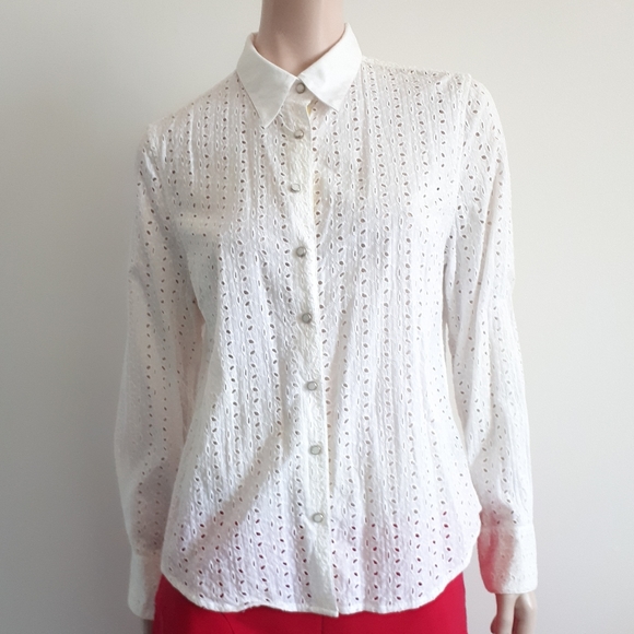 Robert Graham | Eyelet Button-down Shirt - Picture 1 of 14